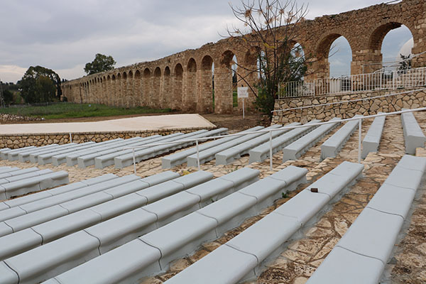На снимке: Отремонтированный амфитеатр в музее кибуца Лохамей ха-гетаот (Воины гетто), фото: Пнина Зайзлер 